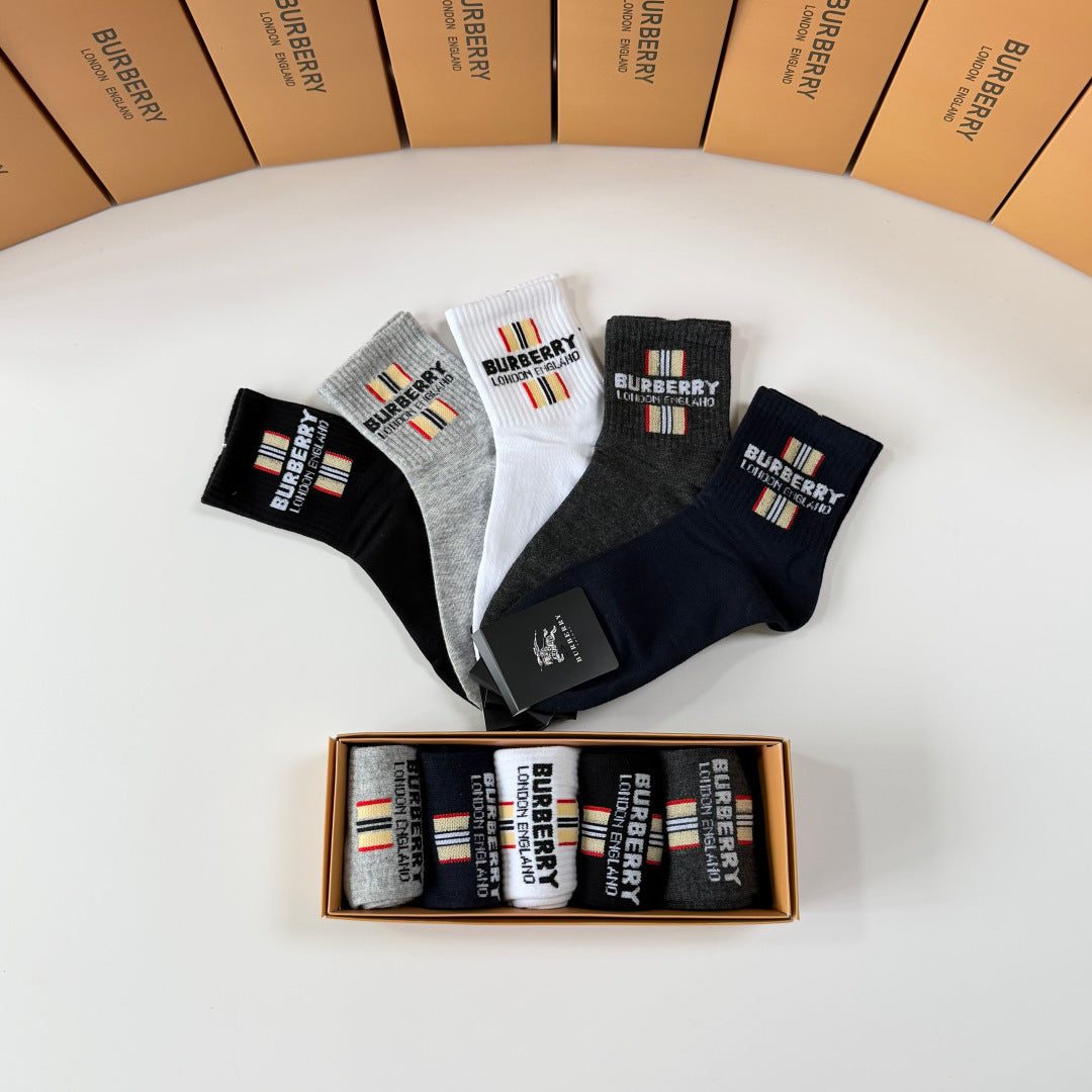 BURBERRY 26S ANKLE SOCKS 282300 (1 BOX)