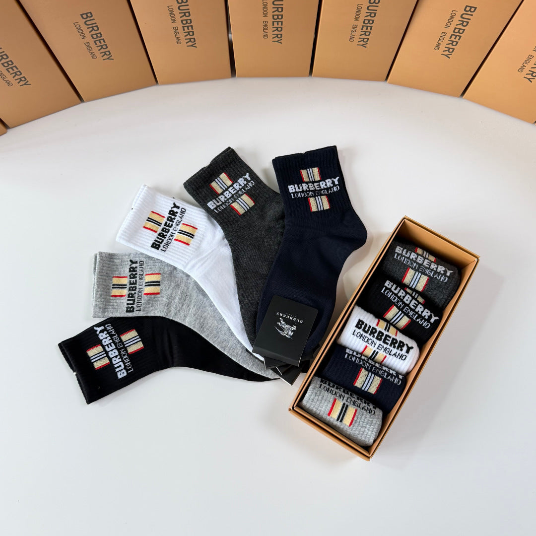 BURBERRY 26S ANKLE SOCKS 282300 (1 BOX)