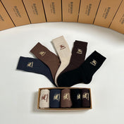 BURBERRY 26S CREW SOCKS 282310 (1 BOX)