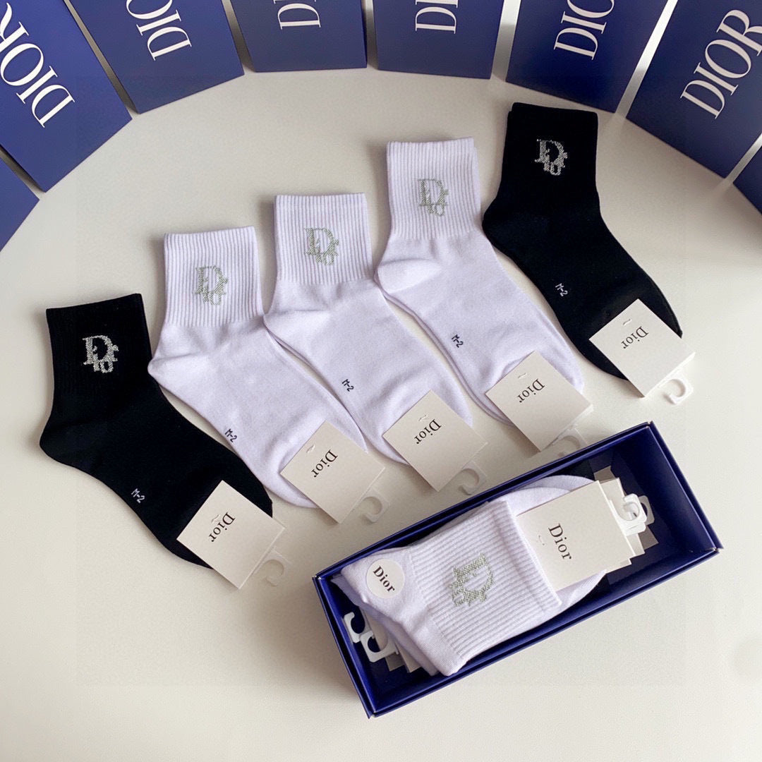 DIOR 26S ANKLE SOCKS 341901 (1 BOX)