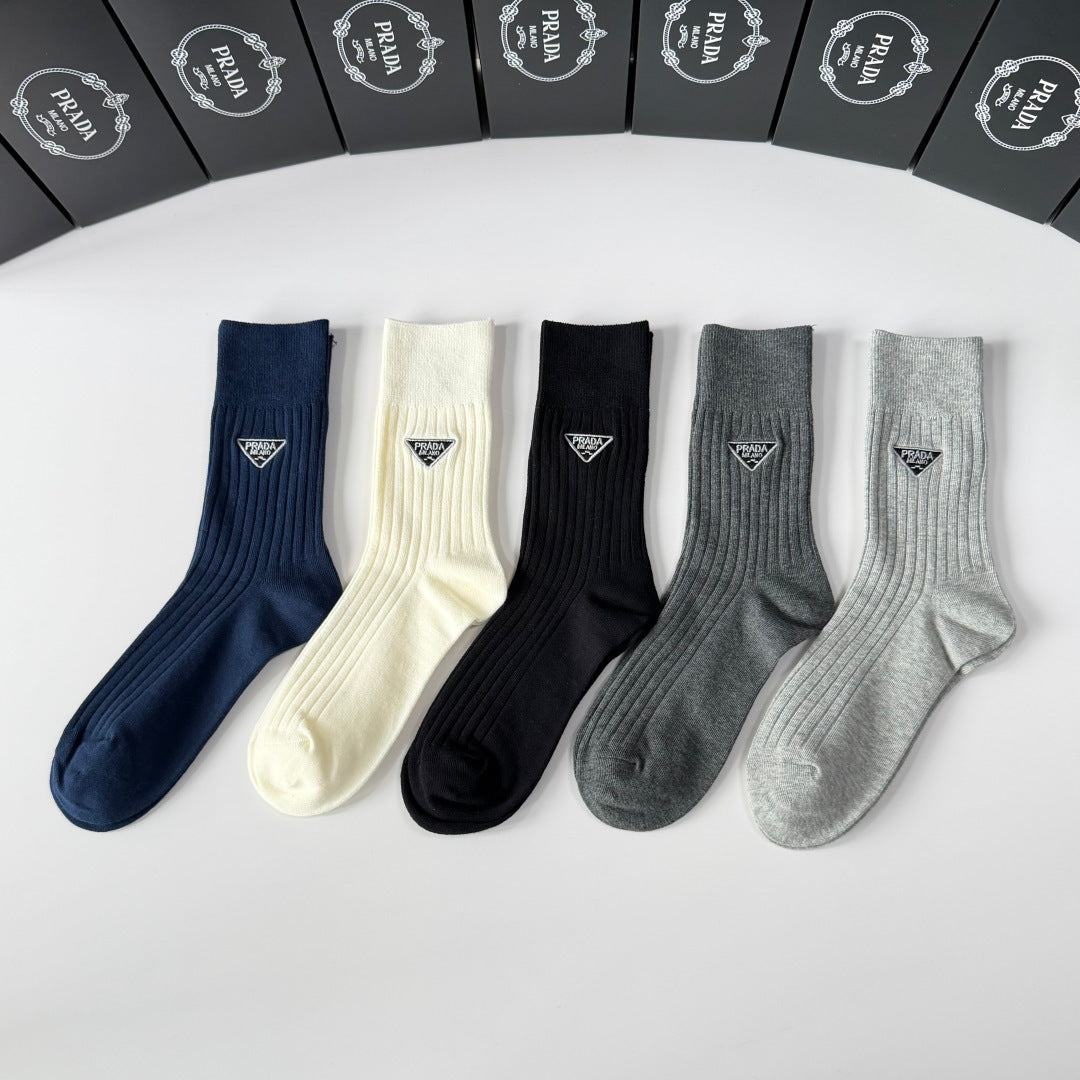 PRADA 26S CREW SOCKS 370243 (1 BOX)