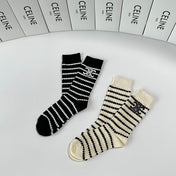 CELINE 26S CREW SOCKS 383822 (1 BOX)