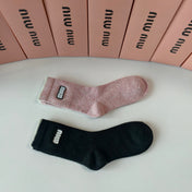 MIUMIU 26S CREW SOCKS 383826 (1 BOX)