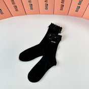 MIUMIU 26S CREW SOCKS 394024 (1 BOX)