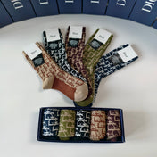 DIOR 26S CREW SOCKS 394043 (1 BOX)