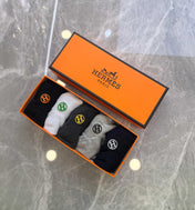 HERMES 26S ANKLE SOCKS 395230 (1 BOX)