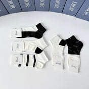 DIOR 26S ANKLE SOCKS 400143 (1 BOX)