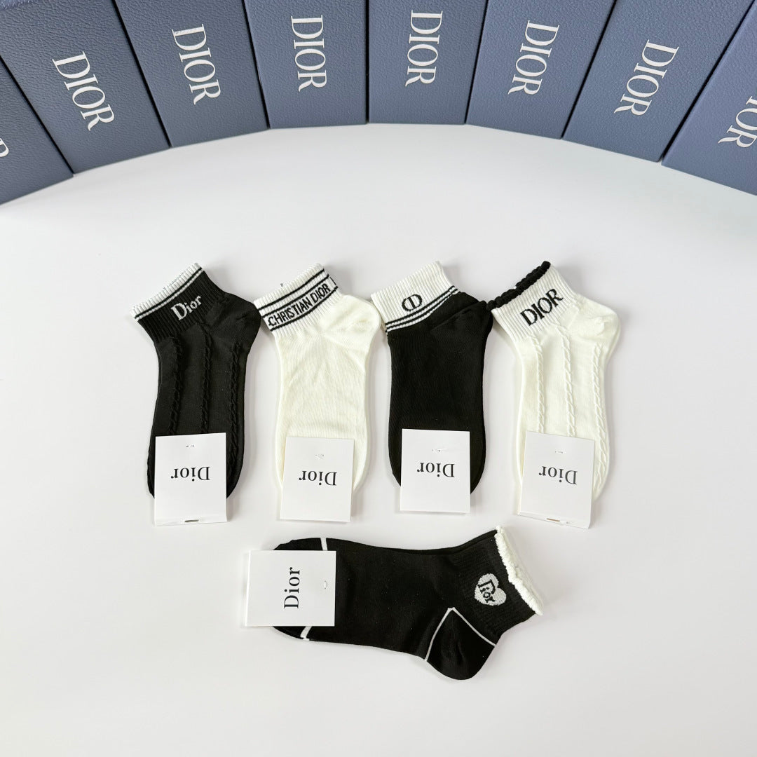 DIOR 26S ANKLE SOCKS 415701 (1 BOX)