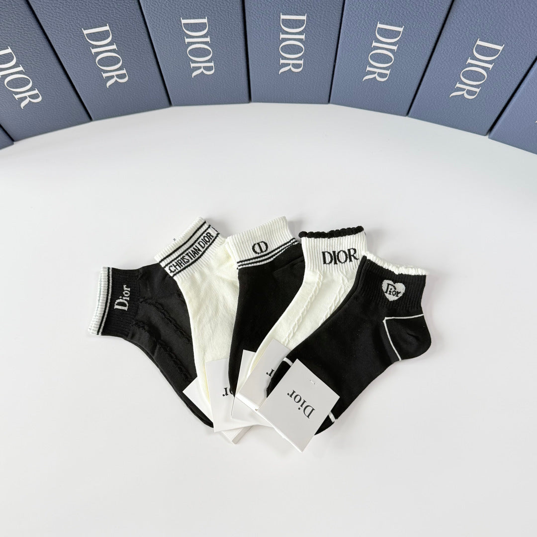 DIOR 26S ANKLE SOCKS 415701 (1 BOX)
