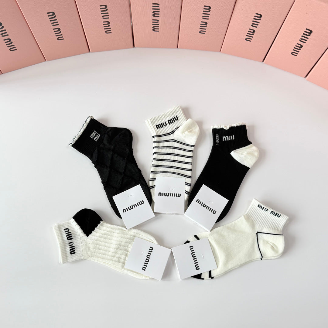 MIUMIU 26S ANKLE SOCKS 415706 (1 BOX)