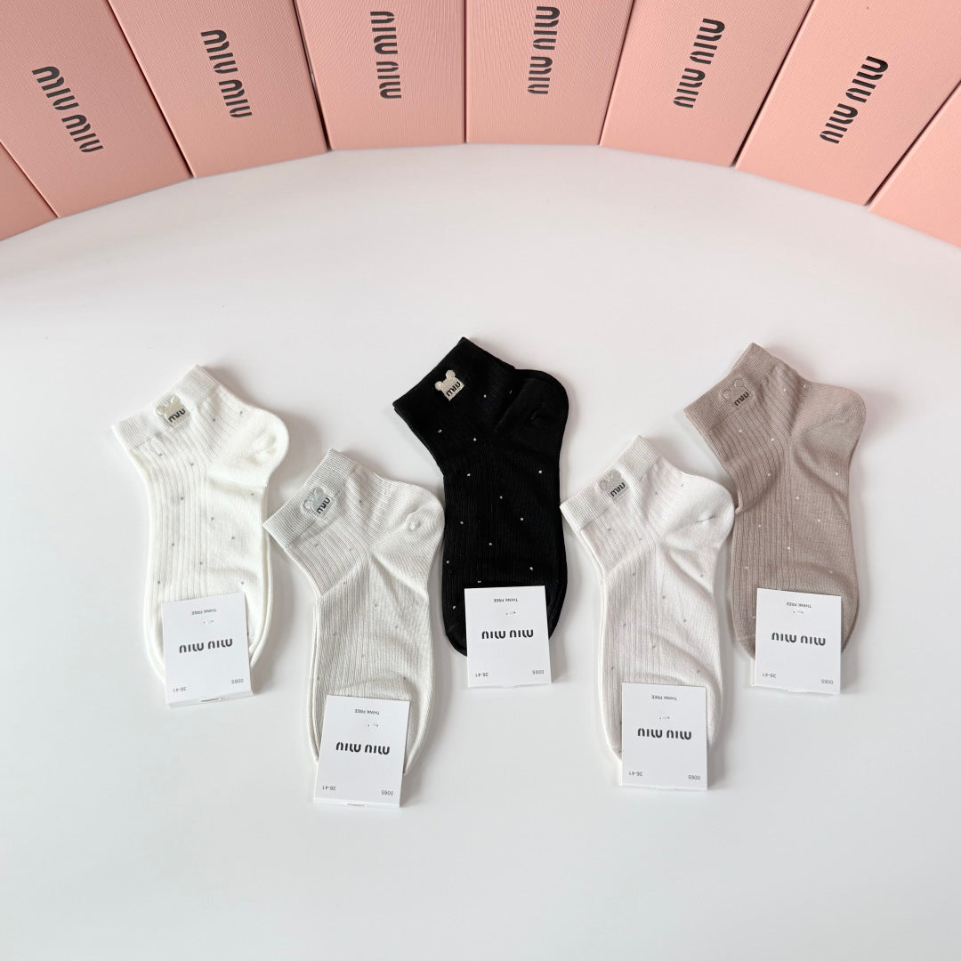 MIUMIU 26S ANKLE SOCKS 415708 (1 BOX)