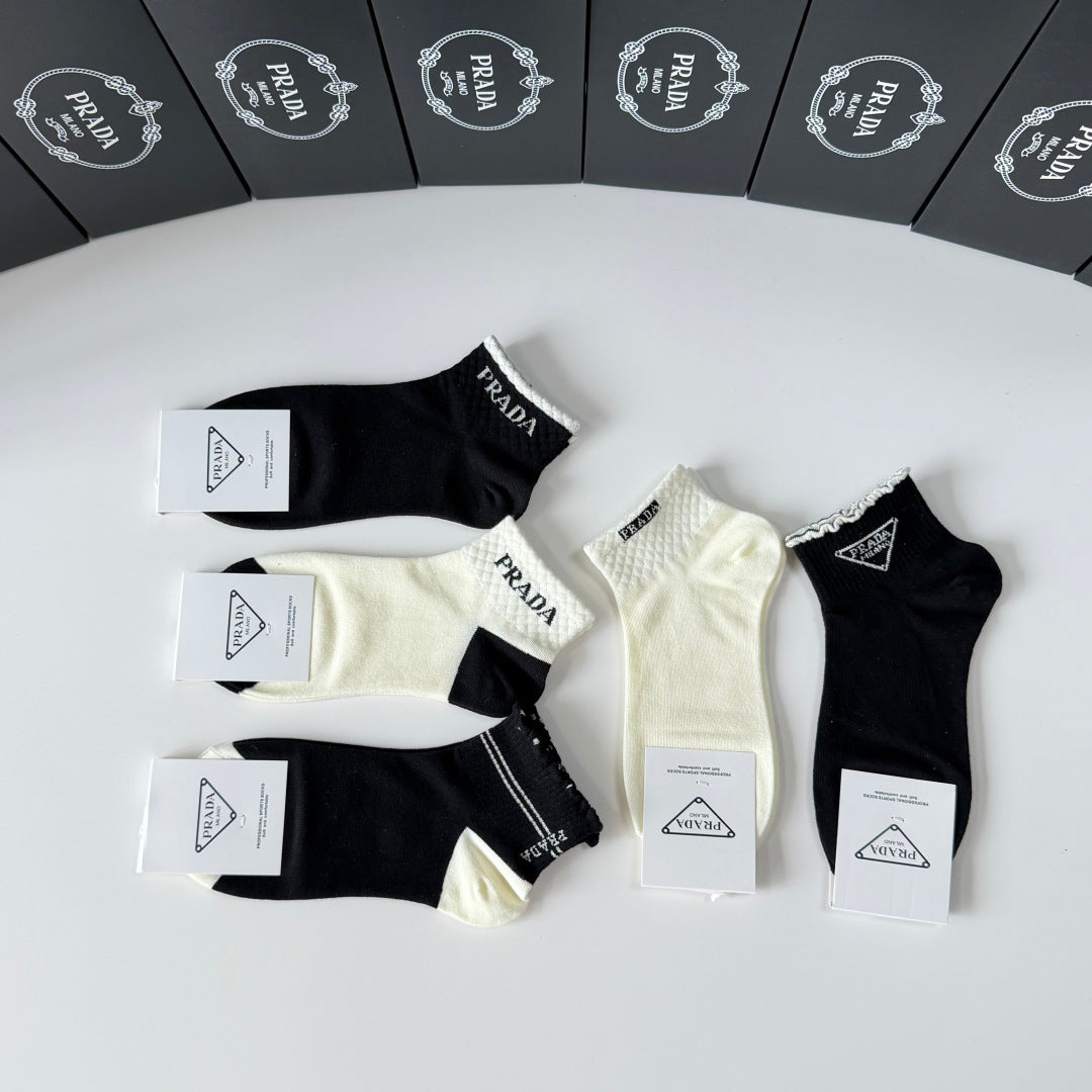 PRADA 26S ANKLE SOCKS 421147 (1 BOX)