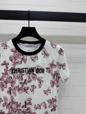 Dior 25C T-Shirt Papillon multicolore Pattern 228799