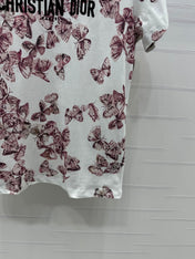 Dior 25C T-Shirt Papillon multicolore Pattern 228799