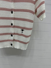 Dior 25 Short Sleeve Cardigan Wool 233494
