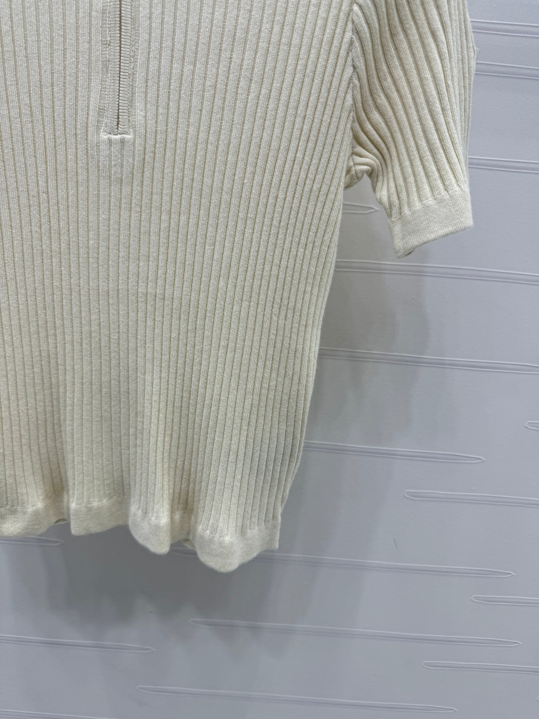 MONCLER 25S SHORT-SLEEVE KNIT TOP 255895