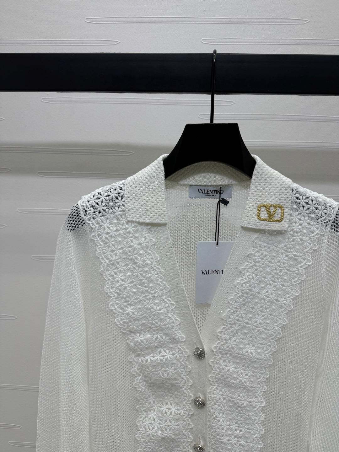VALENTINO LONG-SLEEVE KNIT CARDIGAN 274971