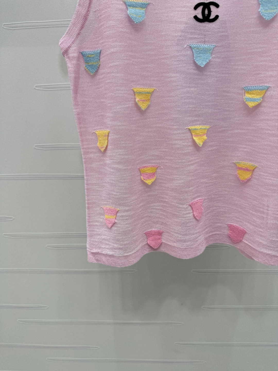 CHANEL 25S PATCHWORK TANK TOP 264143