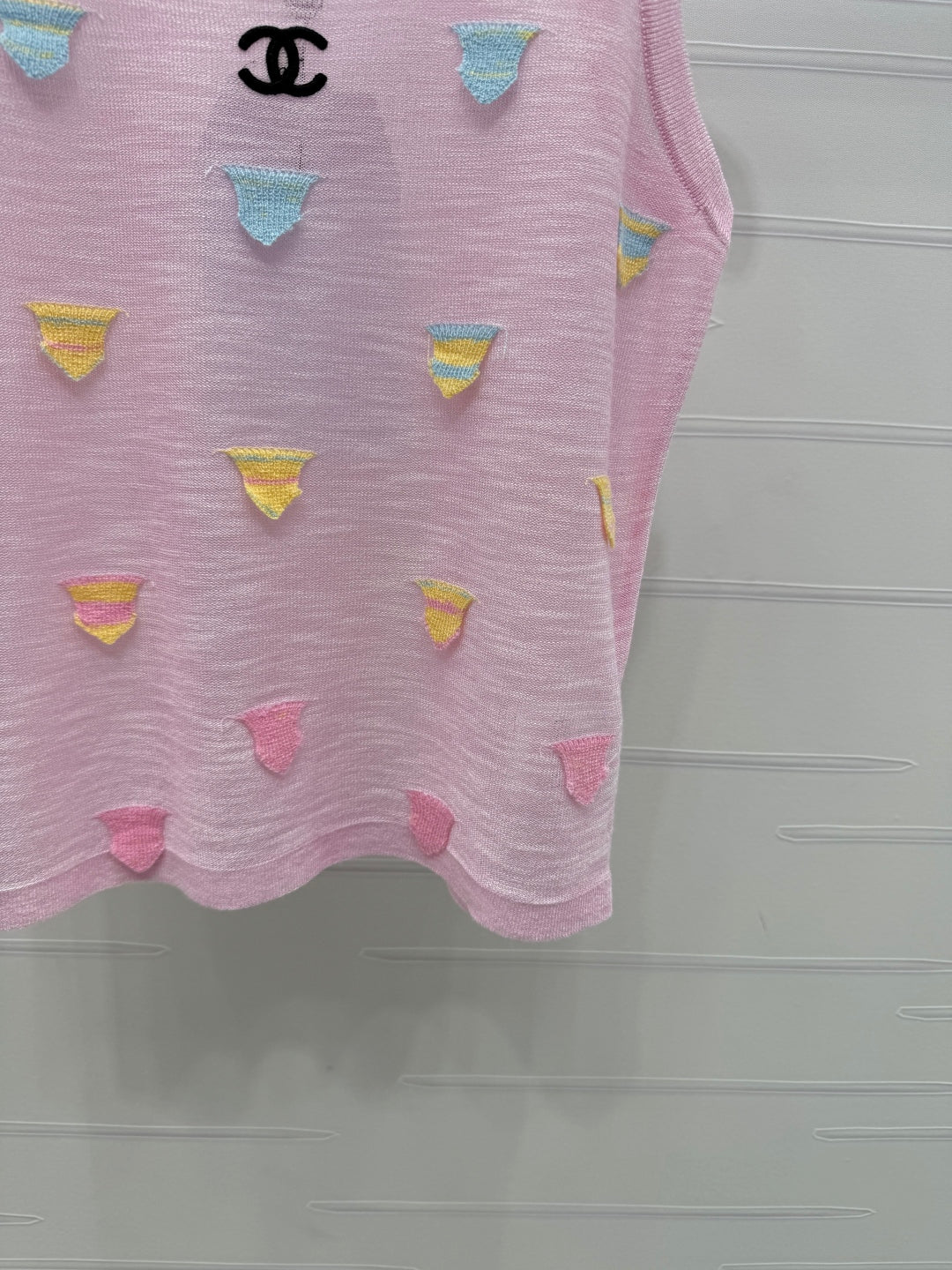 CHANEL 25S PATCHWORK TANK TOP 264143