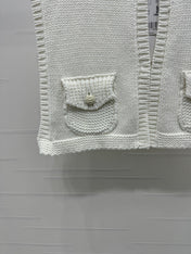 CHANEL CROPPED KNIT SWEATER 269388
