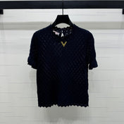 VALENTINO SHORT SLEEVE T-SHIRT NAVY BLUE 274908