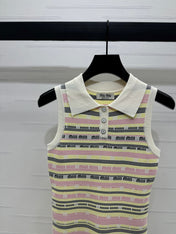 MIUMIU SLEEVELESS DRESS WITH COLLAR 274940