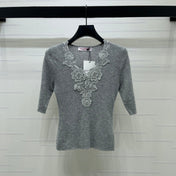 VALENTINO 26S SHORT SLEEVE KNIT T-SHIRT 169