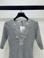 VALENTINO 26S SHORT SLEEVE KNIT T-SHIRT 169