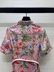 GUCCI 26S SHORT-SLEEVE SHIRT DRESS 444