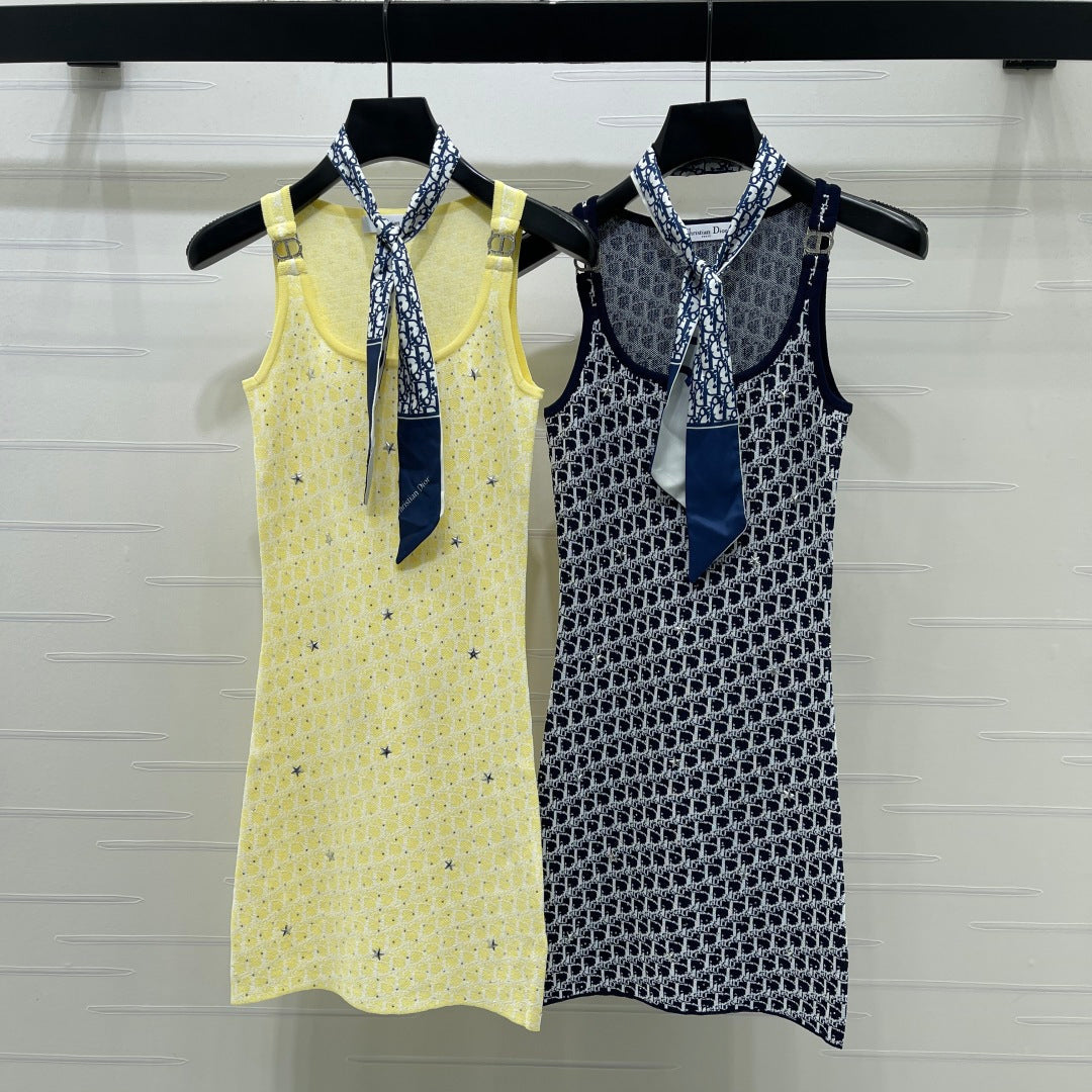 DIOR 26S SLEEVELESS KNIT DRESS 1391