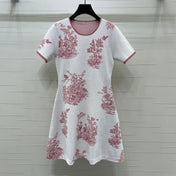 DIOR 26S SHORT-SLEEVE KNIT DRESS 1359
