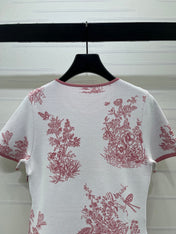 DIOR 26S SHORT-SLEEVE KNIT DRESS 1359