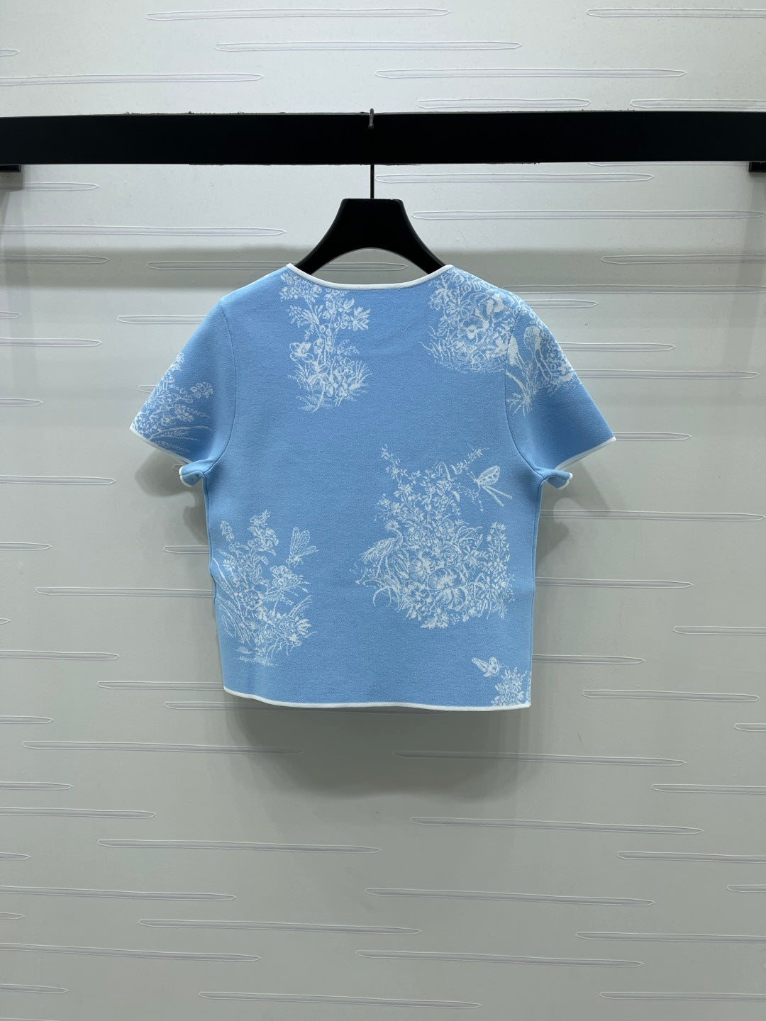 DIOR 26S SHORT-SLEEVE KNIT TOP 1360