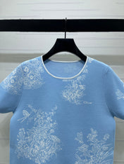 DIOR 26S SHORT-SLEEVE KNIT TOP 1360