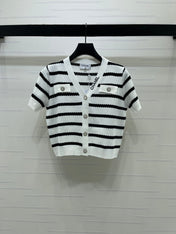 CHANEL 26S SHORT-SLEEVE KNIT TOP 1344