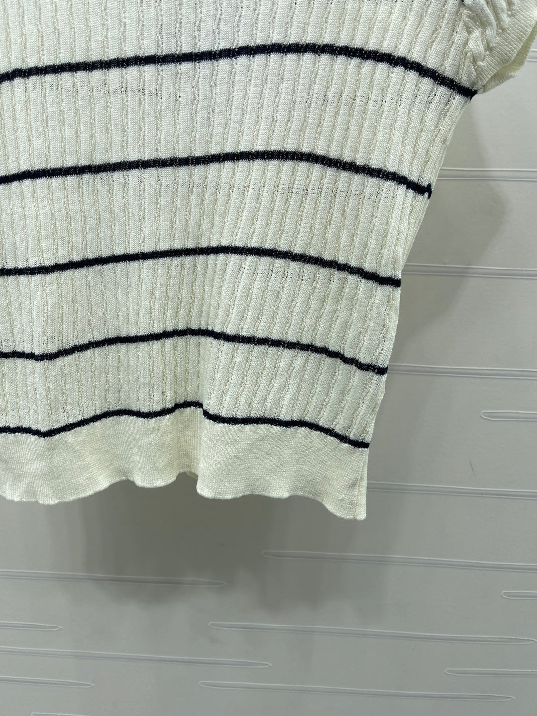 CHANEL 26S SHORT-SLEEVE KNIT TOP 1342