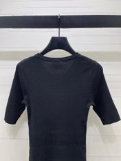 CHANEL 26S SHORT-SLEEVE KNIT TOP 1331