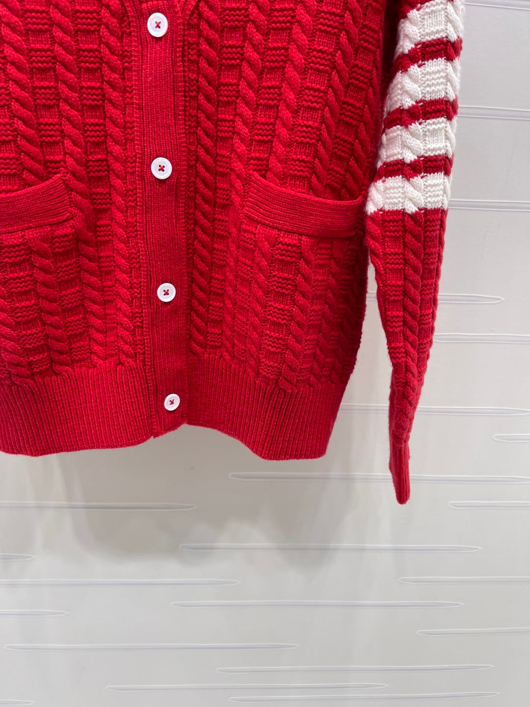 THOM 26S V-NECK KNIT CARDIGAN 317