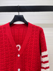 THOM 26S V-NECK KNIT CARDIGAN 317