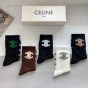 CELINE 26S CREW SOCKS 550711 (1 BOX)