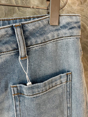 VALENTINO 26S HIGH-WAIST WIDE-LEG JEANS 457