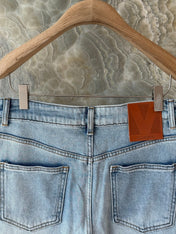 VALENTINO 26S HIGH-WAIST WIDE-LEG JEANS 457
