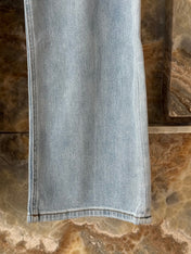 VALENTINO 26S HIGH-WAIST WIDE-LEG JEANS 457