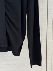VALENTINO 26S BOW-DETAIL LONG-SLEEVE TOP 370