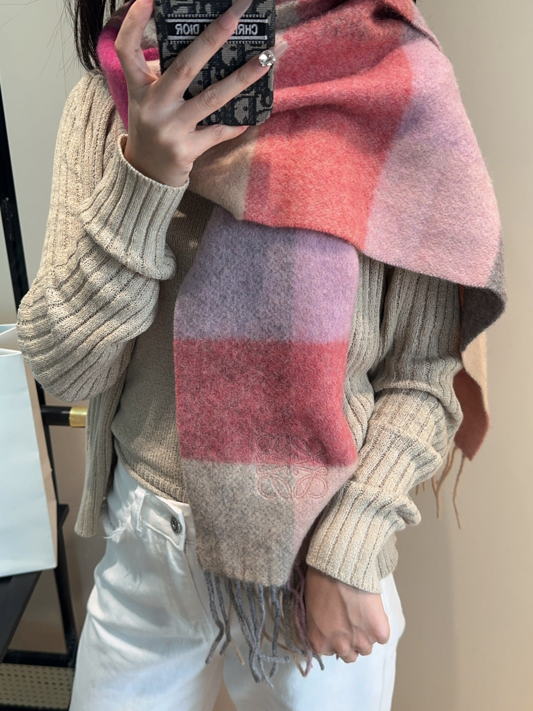 LOEWE 26S SCARF 180 IN CASHMERE 902861