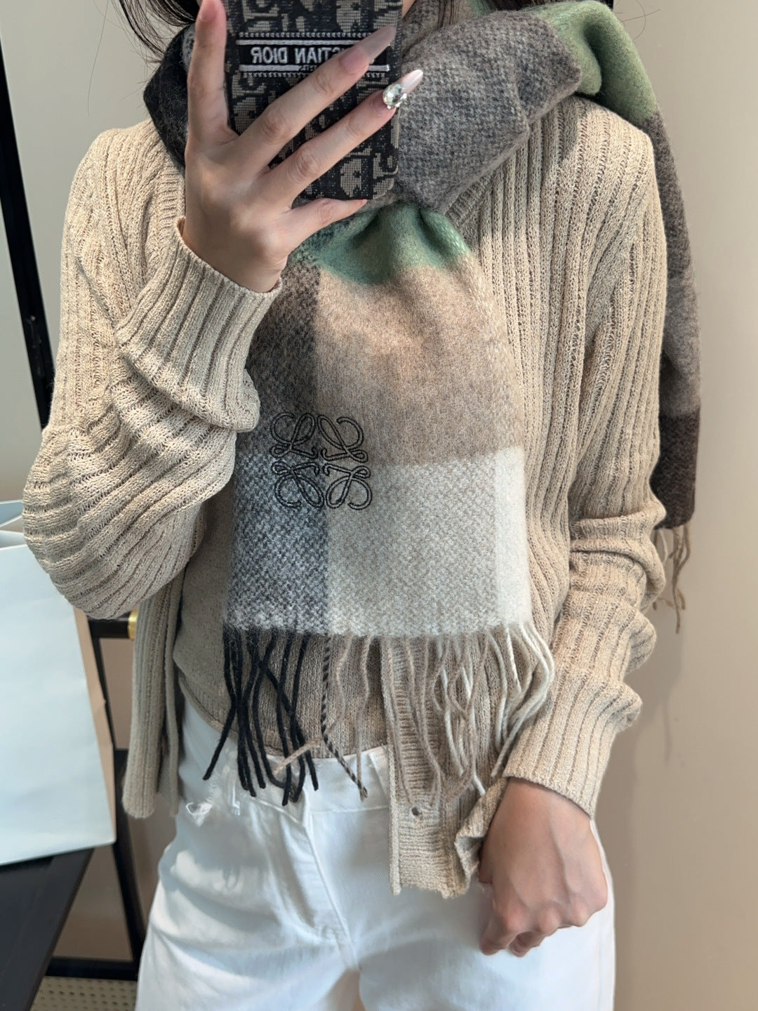 LOEWE 26S SCARF 180 IN CASHMERE 902862