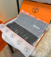 HERMES 25S SCARF 190 IN CASHMERE 987691