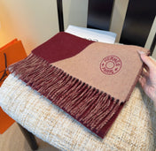 HERMES 25S SCARF 190 IN CASHMERE 989785