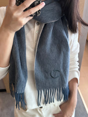 CHANEL 25S SCARF 180 IN CASHMERE 989788