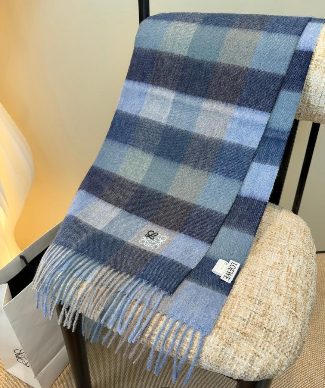 LOEWE 26S SCARF 180 IN CASHMERE WOOL 202472
